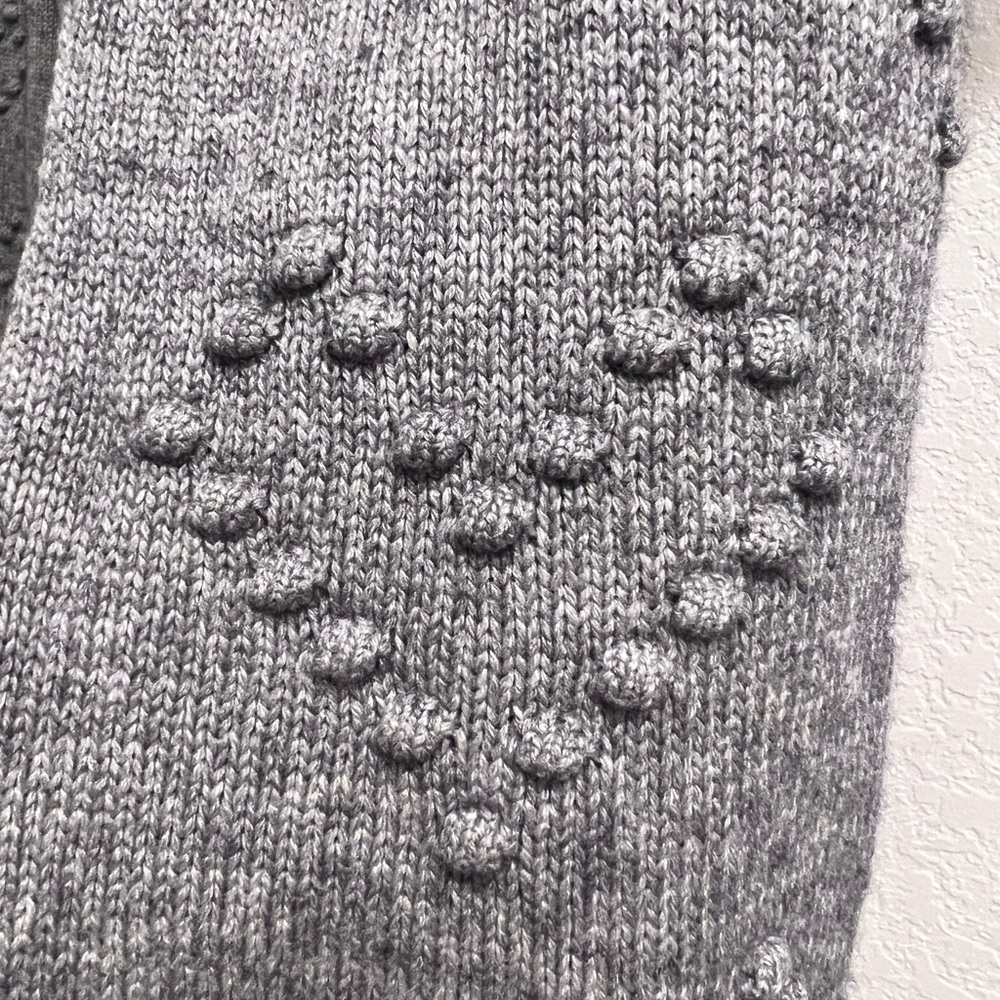 Splendid NWT Puff Sleeve Heart Popcorn Knit Crewneck Sweater Size S - Picture 4 of 9